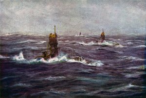 Sukellusveneet kanavalla tekijältä William Lionel Wyllie